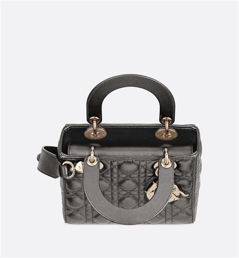 lady dior metallic gunmetal|Lady Dior My ABCDior Bag Metallic Gunmetal Cannage Calfskin.